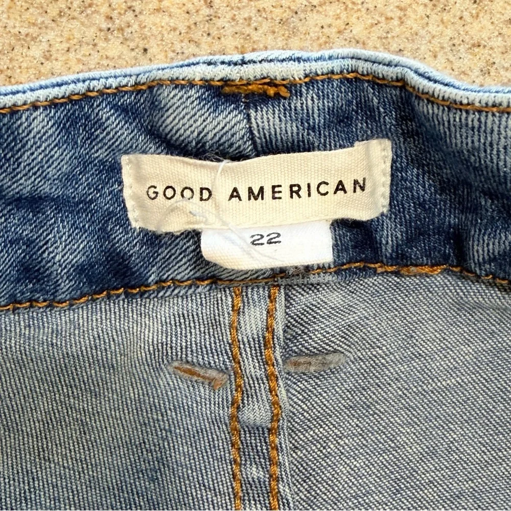 Good American Women’s High Rise Jeans Pants Skinny Size 22 - Picture 3 of 3